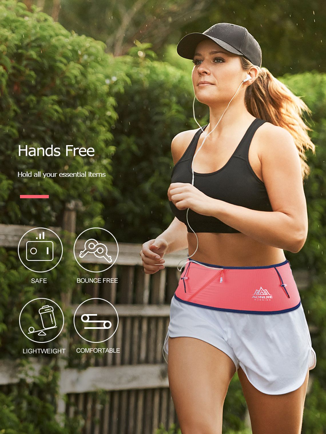 Riñonera Aonijie Pink 5