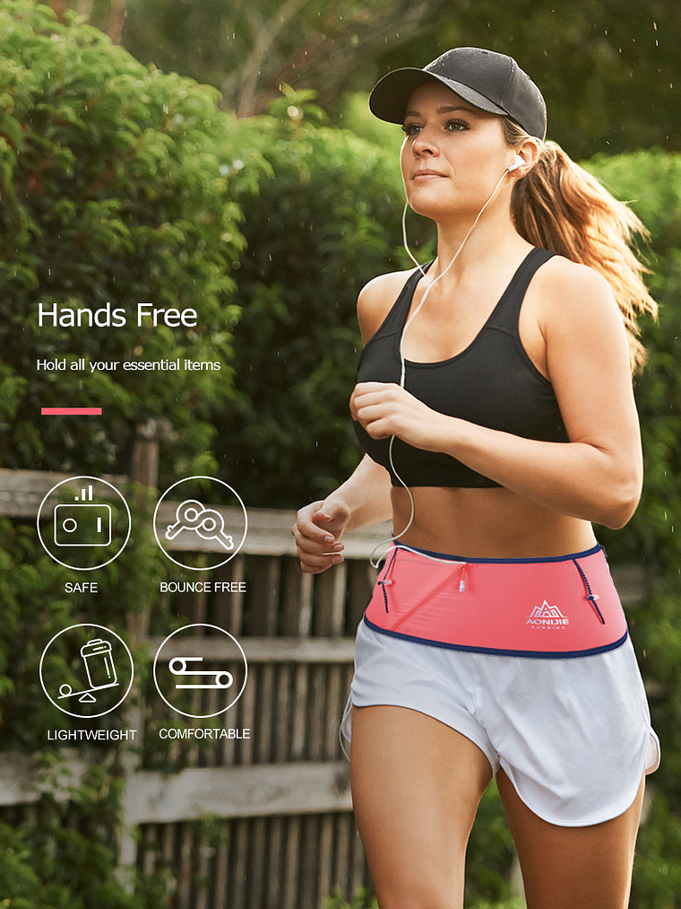 Riñonera Aonijie Pink 5