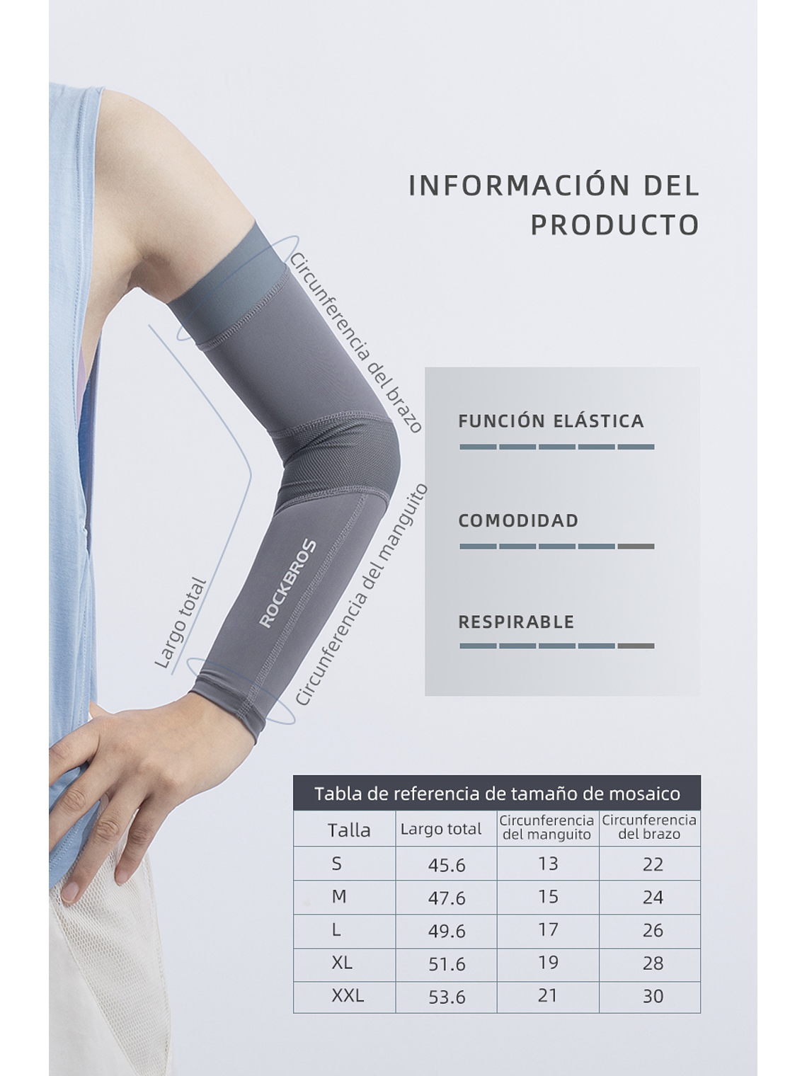 Mangas Protección UV 50 Ice Silk 3