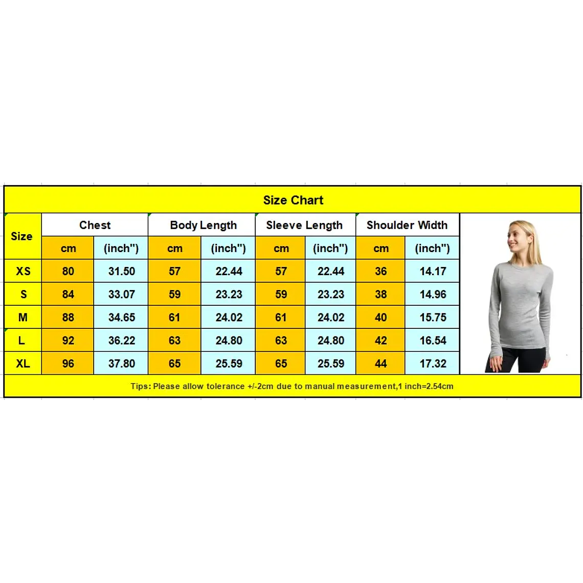 Primera Capa Superior Lana Merino 180 g. Mujer 2