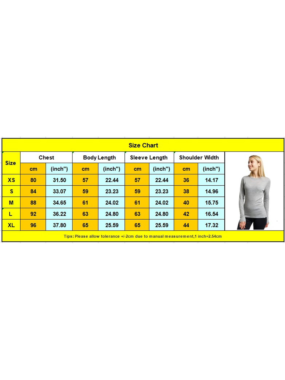 Primera Capa Superior Lana Merino 180 g. Mujer 2