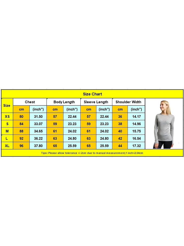 Primera Capa Superior Lana Merino 180 g. Mujer 2