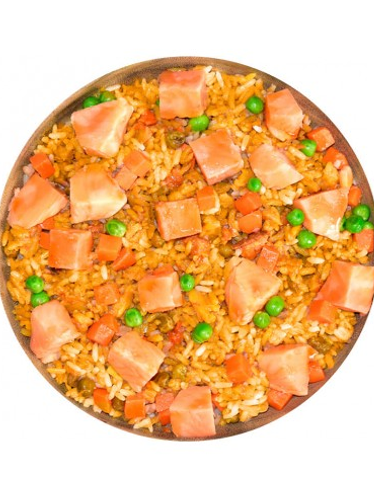 Arroz con Salmón Teriyaki  2