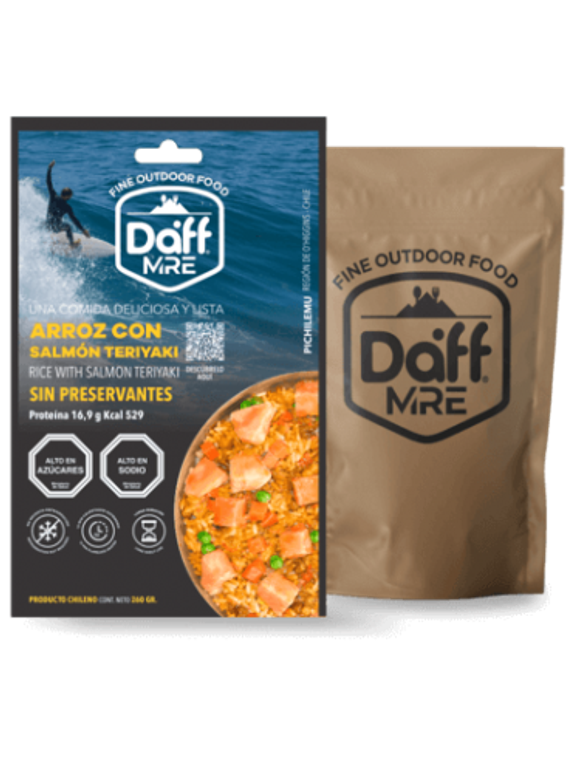 Arroz con Salmón Teriyaki  1