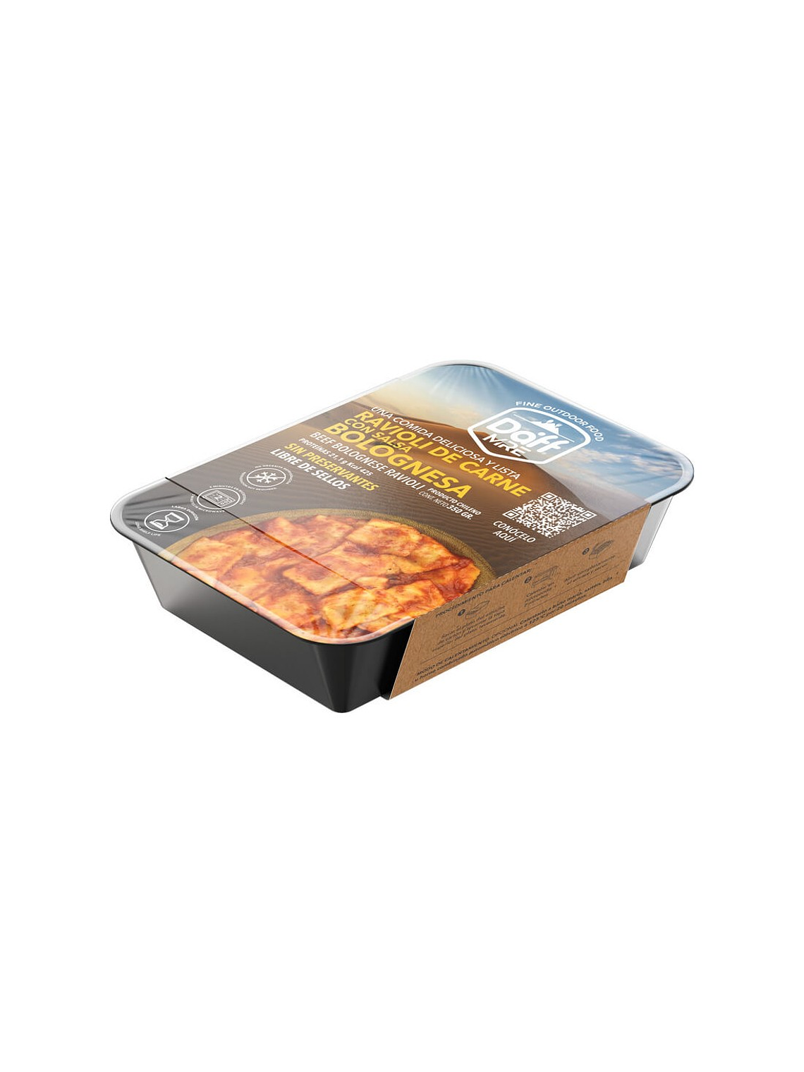 Raviolis de carne con salsa bolognesa 350 gramos 1