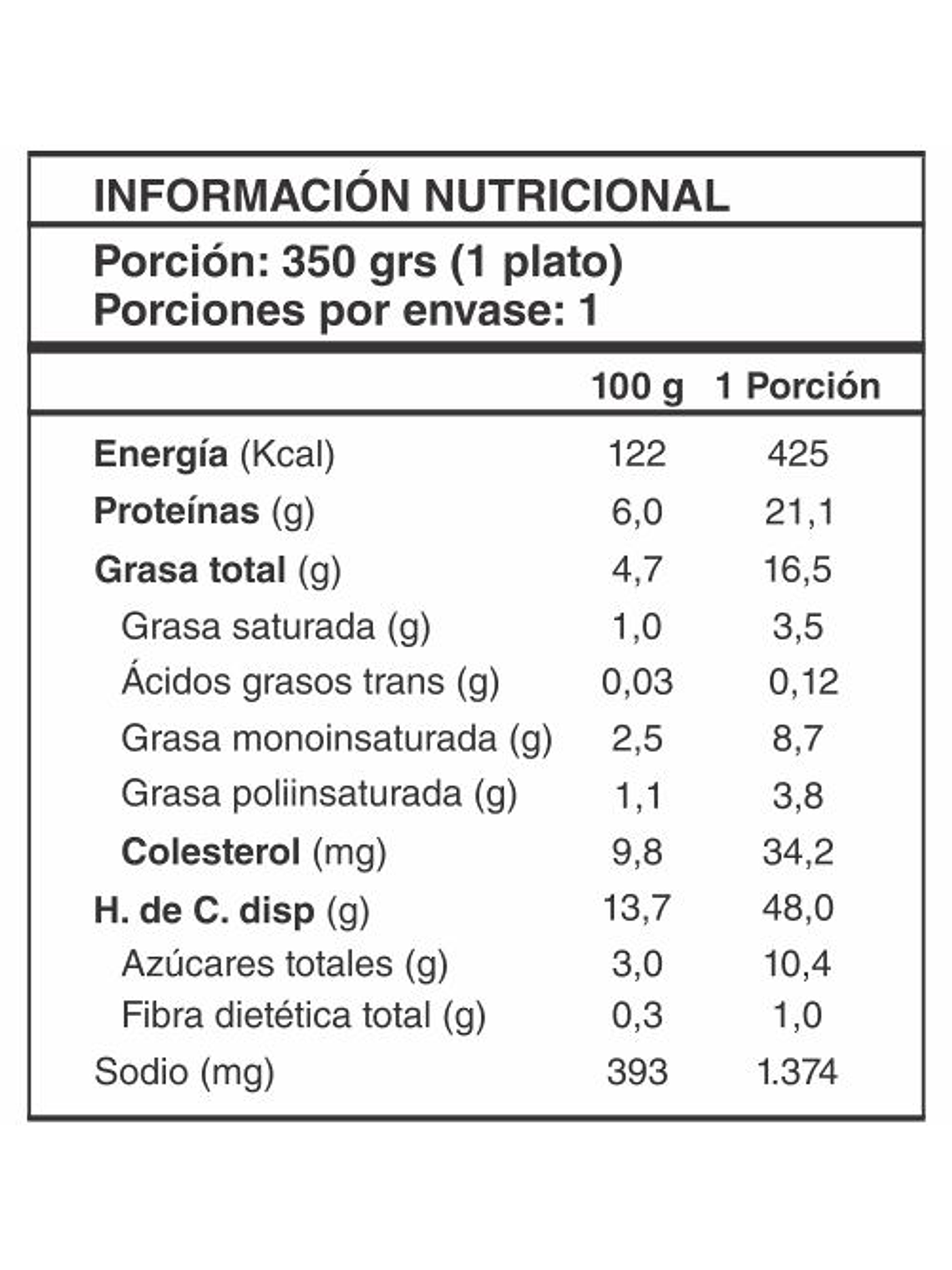 Raviolis de carne con salsa bolognesa 350 gramos 4
