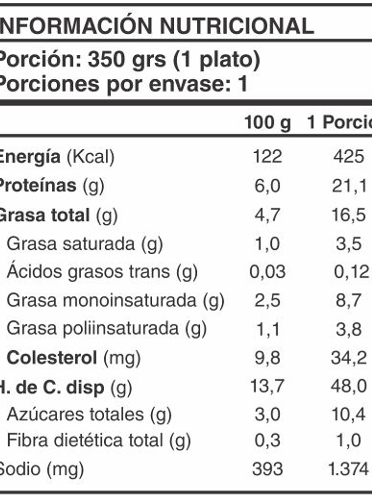 Raviolis de carne con salsa bolognesa 350 gramos 4