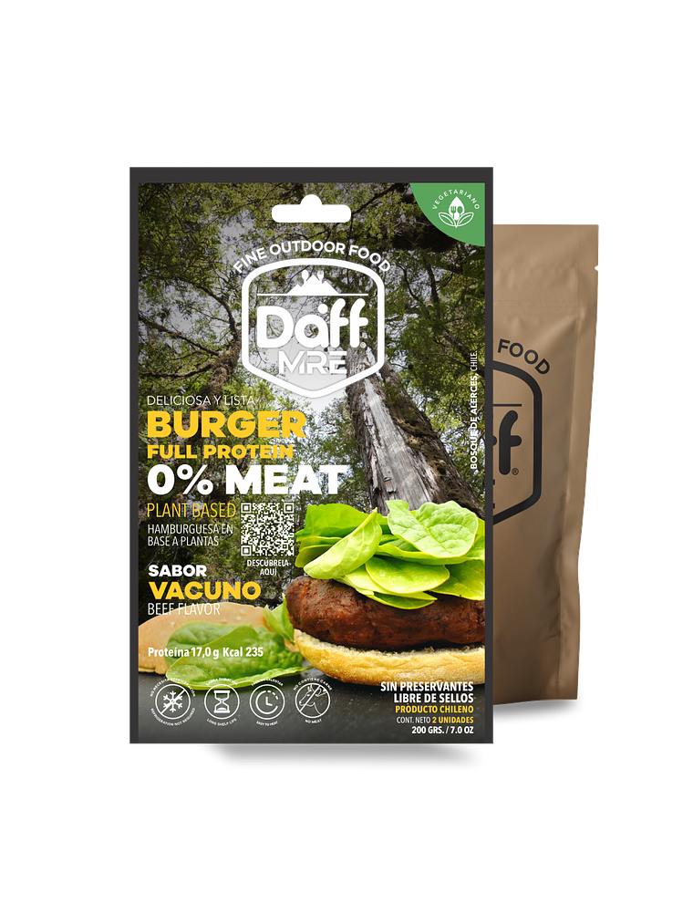 Hamburguesa Vegana  Full Protein 200 g. 1