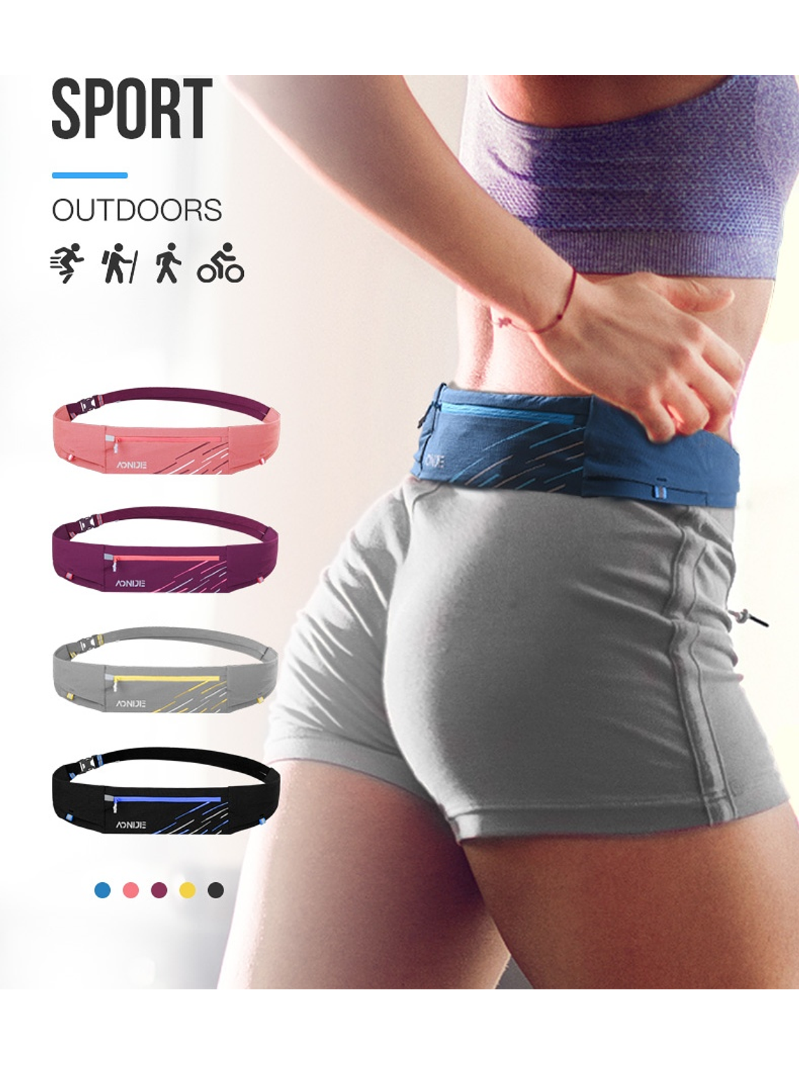 Riñonera Aonijie Coral 3