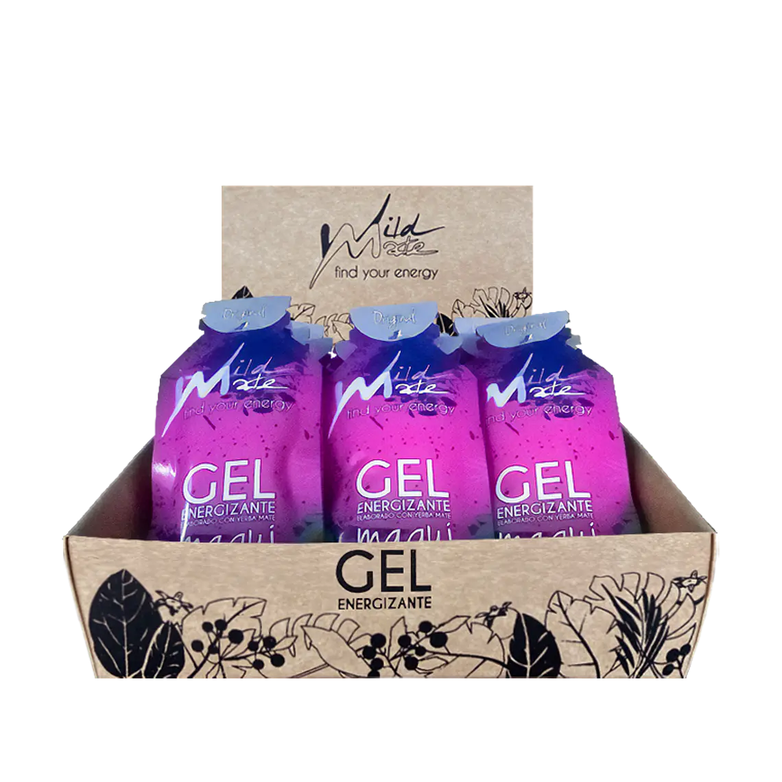 Gel Energizante Wildmate Original Maqui 1