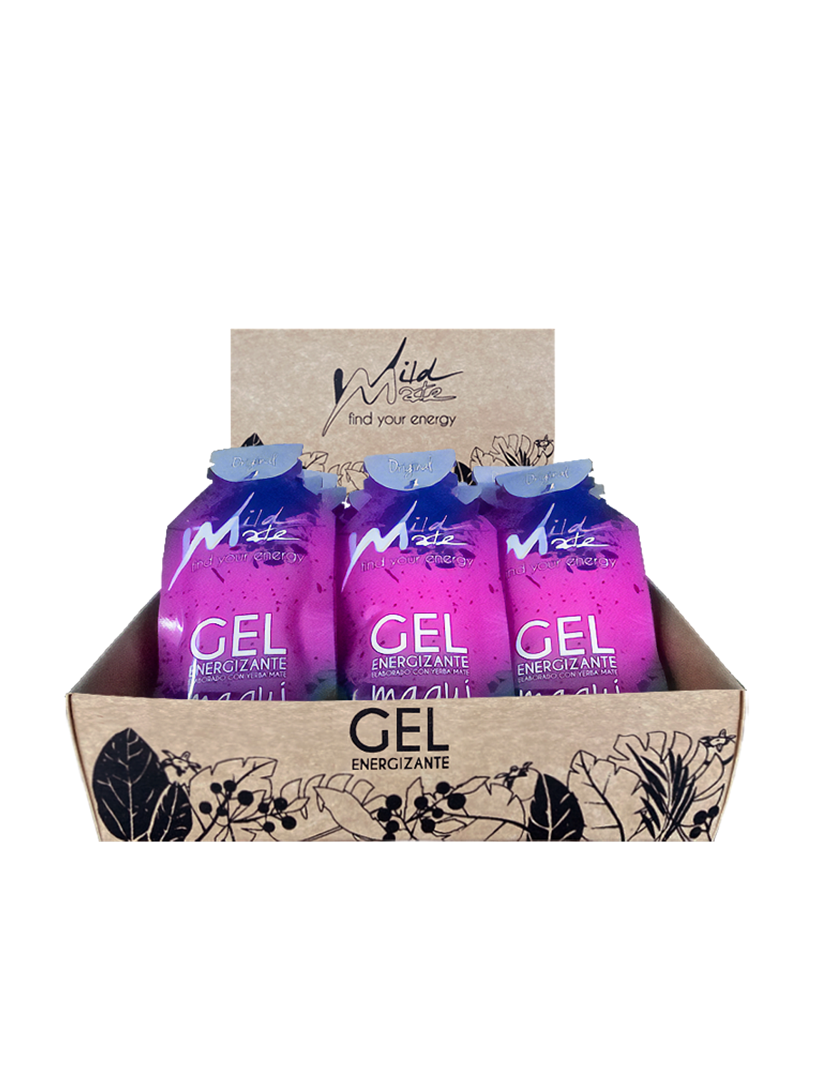 Gel Energizante Wildmate Original Maqui 1