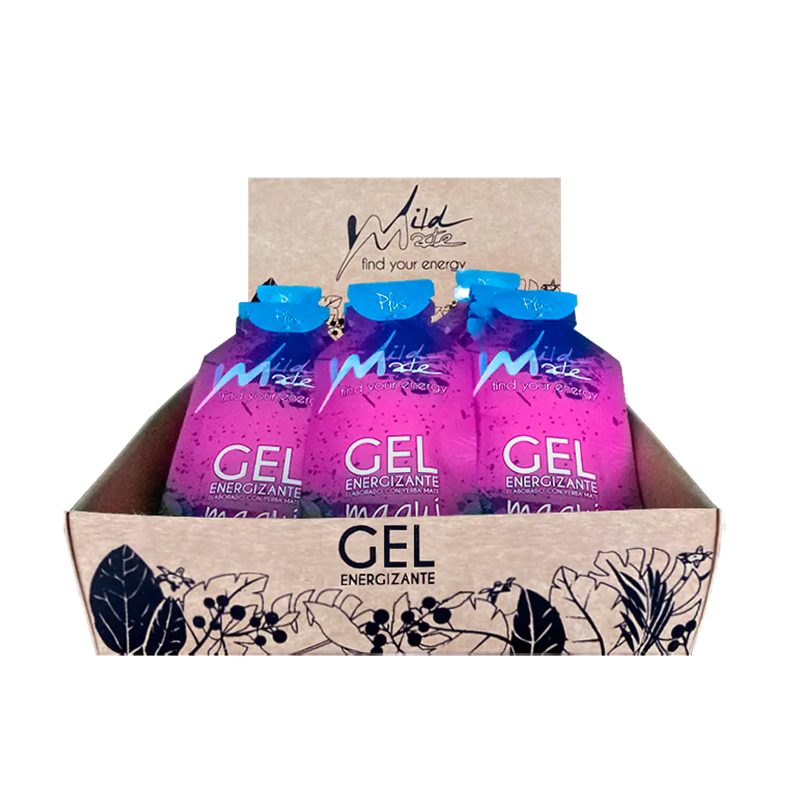 Gel Energizante Wildmate  Plus Maqui 1