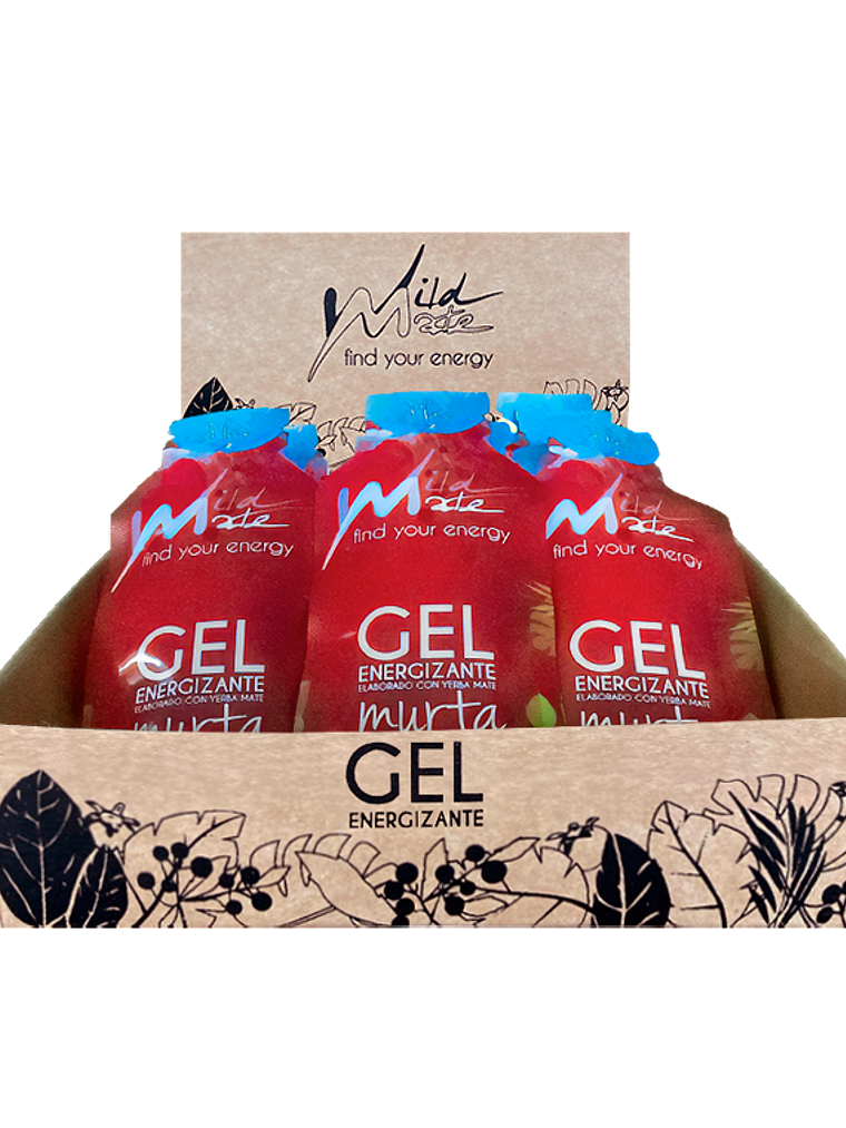 Gel Energizante Wildmate  Plus Murta 1