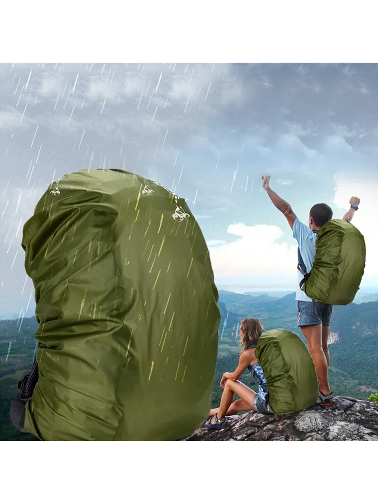 Cubre Mochila 60L Army Green 3