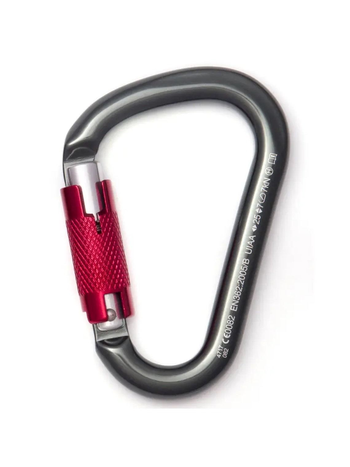 Mosquetón Seguro Automático Aluminio HMS 2 Tiempos 25kN Lotus – Fixe 2