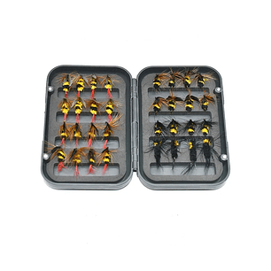 Kit 32 Señuelos Pesca Mosca