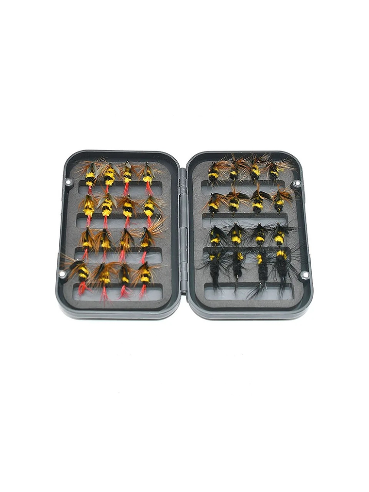 Kit 32 Señuelos Pesca Mosca 1