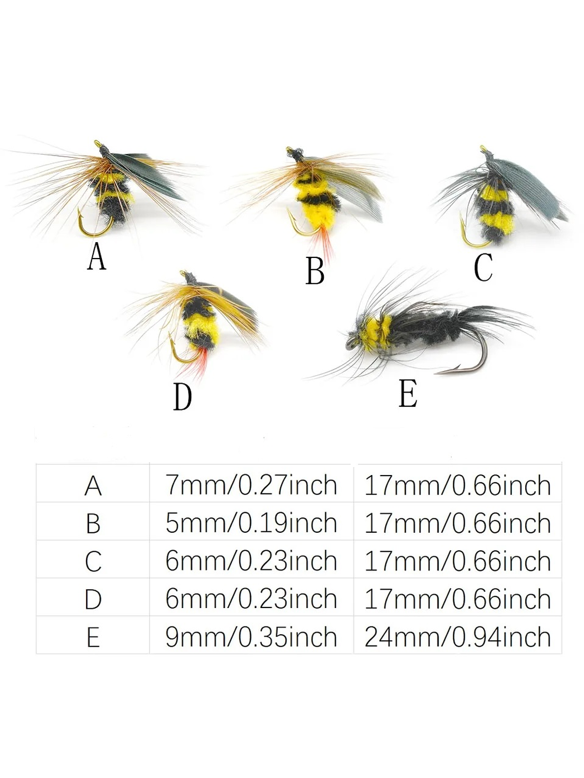 Kit 32 Señuelos Pesca Mosca 2