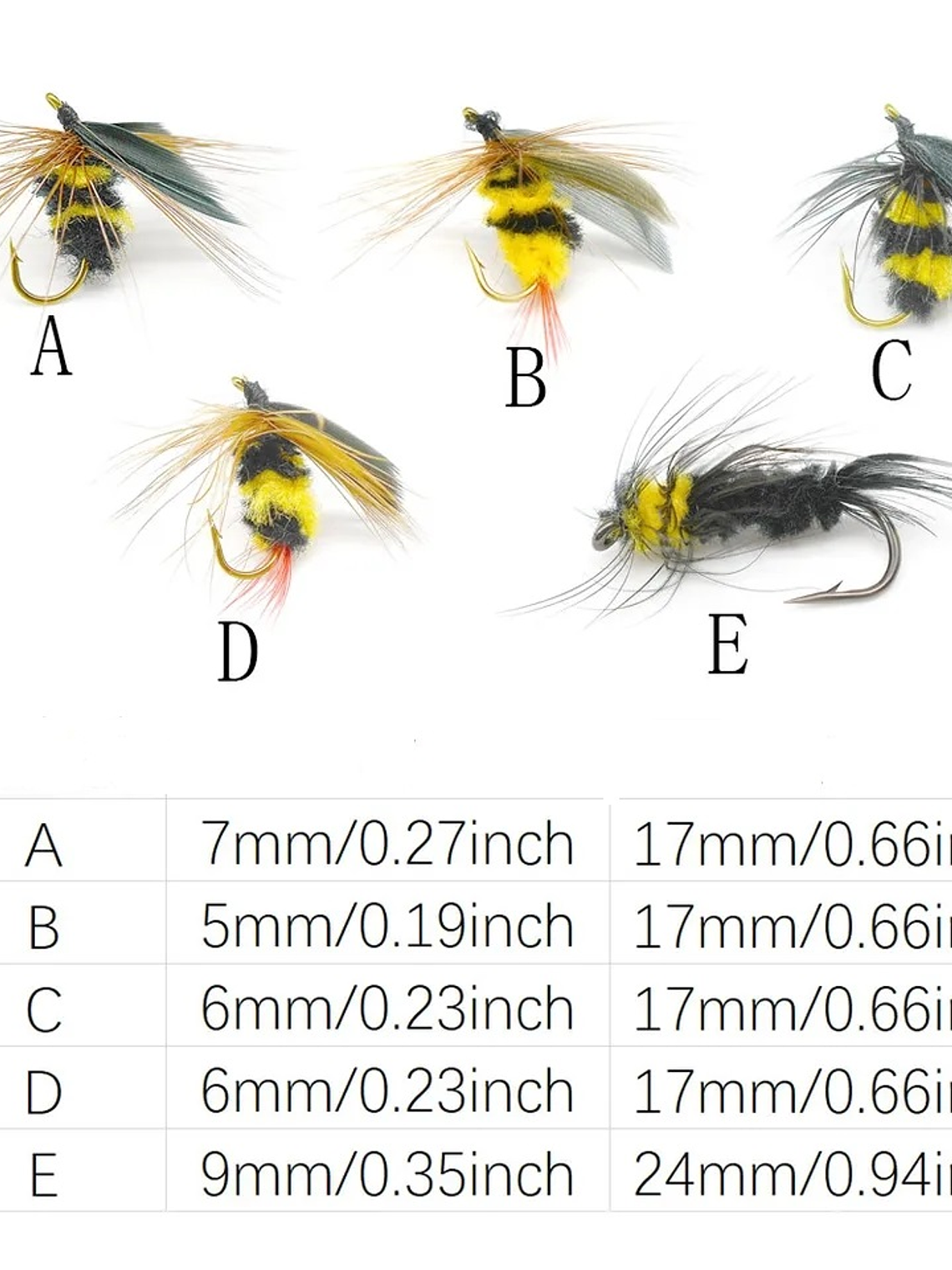 Kit 32 Señuelos Pesca Mosca 2