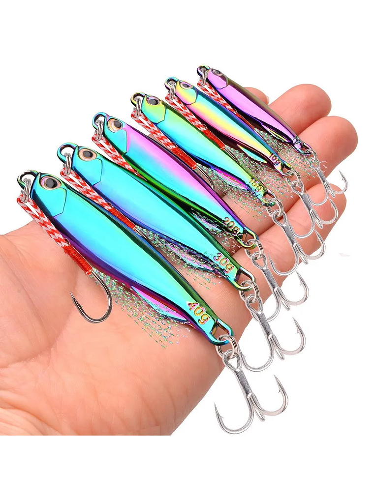 Señuelo Pesca Doble Anzuelo Colorful 20 g. 2
