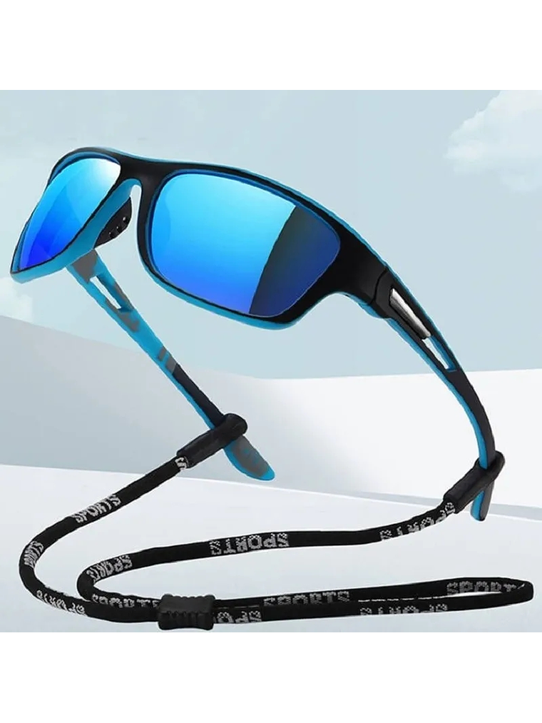 Lentes de Sol Polarizadas Black/Blue 3