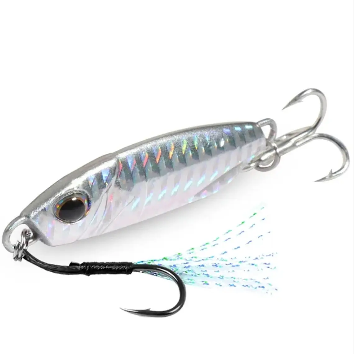 Señuelo Pesca Plata 40 g. 1