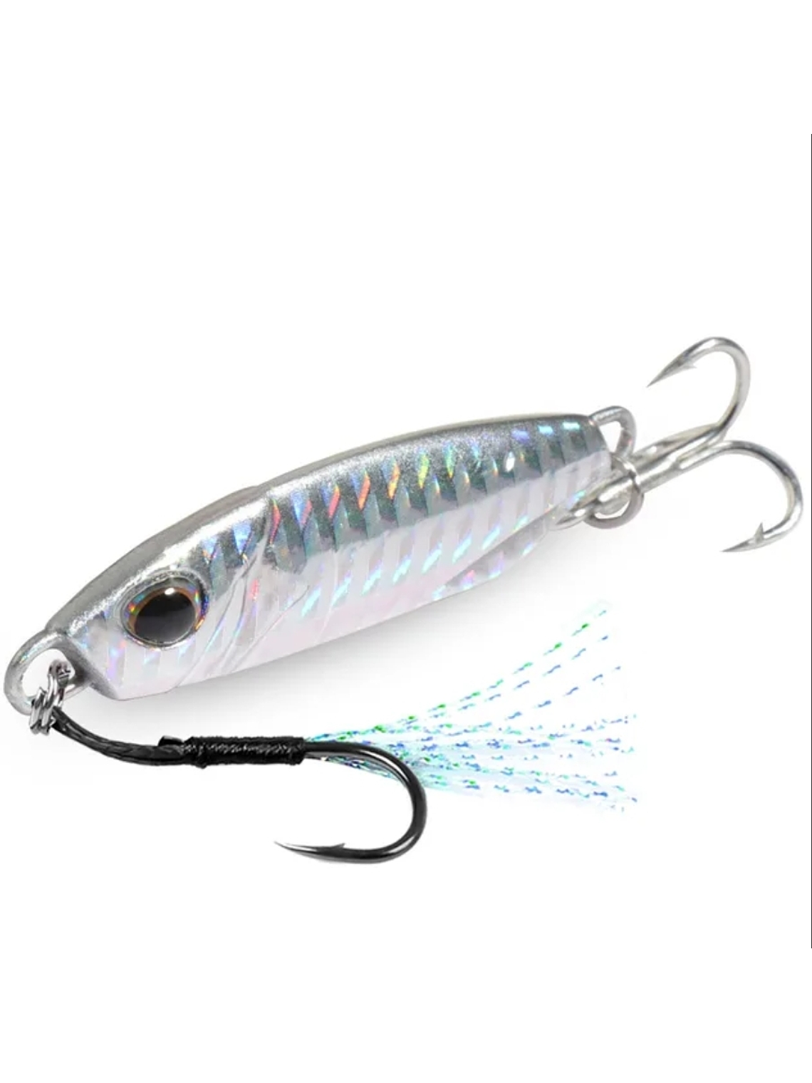 Señuelo Pesca Plata 40 g. 1