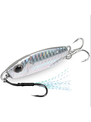 Señuelo Pesca Plata 40 g.