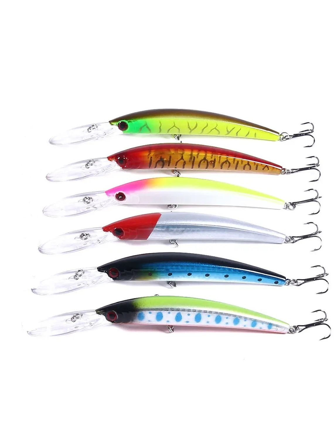 Set 6 señuelos de Pesca 2