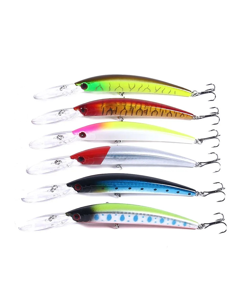 Set 6 señuelos de Pesca 2