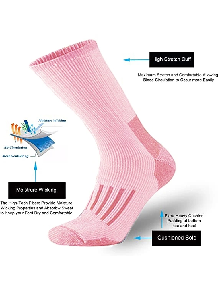 Pack 4 Calcetines Lana Merino Mujer 5