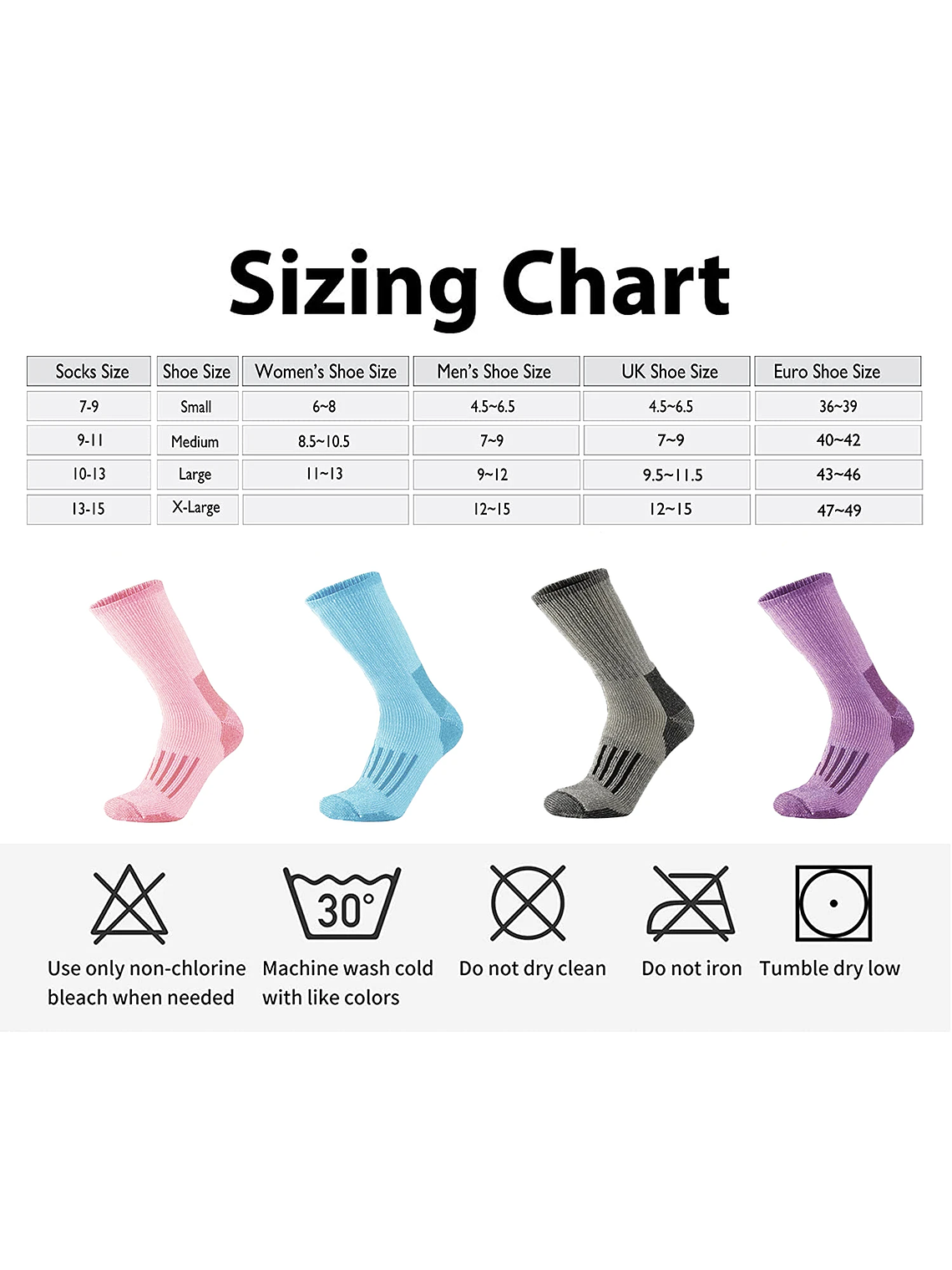 Pack 4 Calcetines Lana Merino Mujer 6