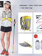 AONIJIE-mochila de hidratación C9104S para exteriores, chaleco Ultra de 18L, bolsa de agua suave, frasco para Trail Running Marathon Race - vignette 1
