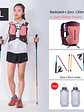 AONIJIE-mochila de hidratación C9104S para exteriores, chaleco Ultra de 18L, bolsa de agua suave, frasco para Trail Running Marathon Race - vignette 8