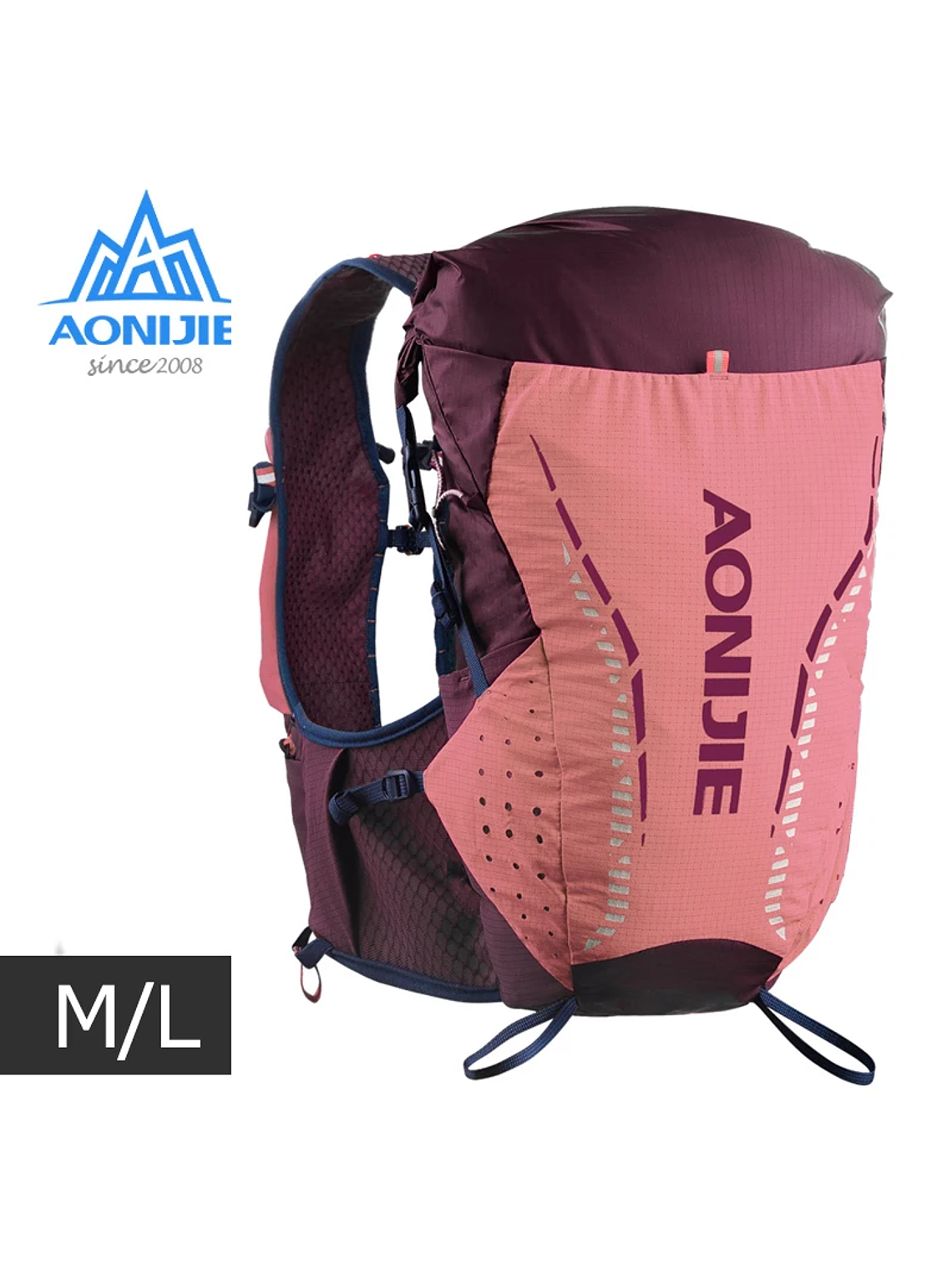 AONIJIE-mochila de hidratación C9104S para exteriores, chaleco Ultra de 18L, bolsa de agua suave, frasco para Trail Running Marathon Race 19