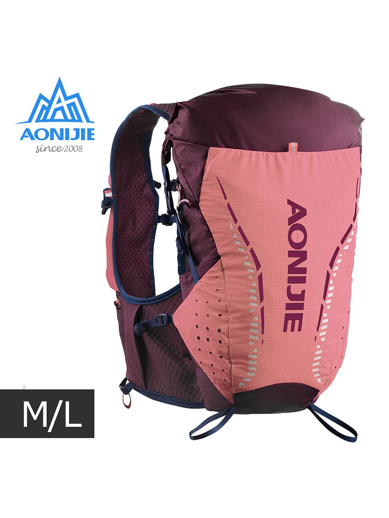 AONIJIE-mochila de hidratación C9104S para exteriores, chaleco Ultra de 18L, bolsa de agua suave, frasco para Trail Running Marathon Race 19