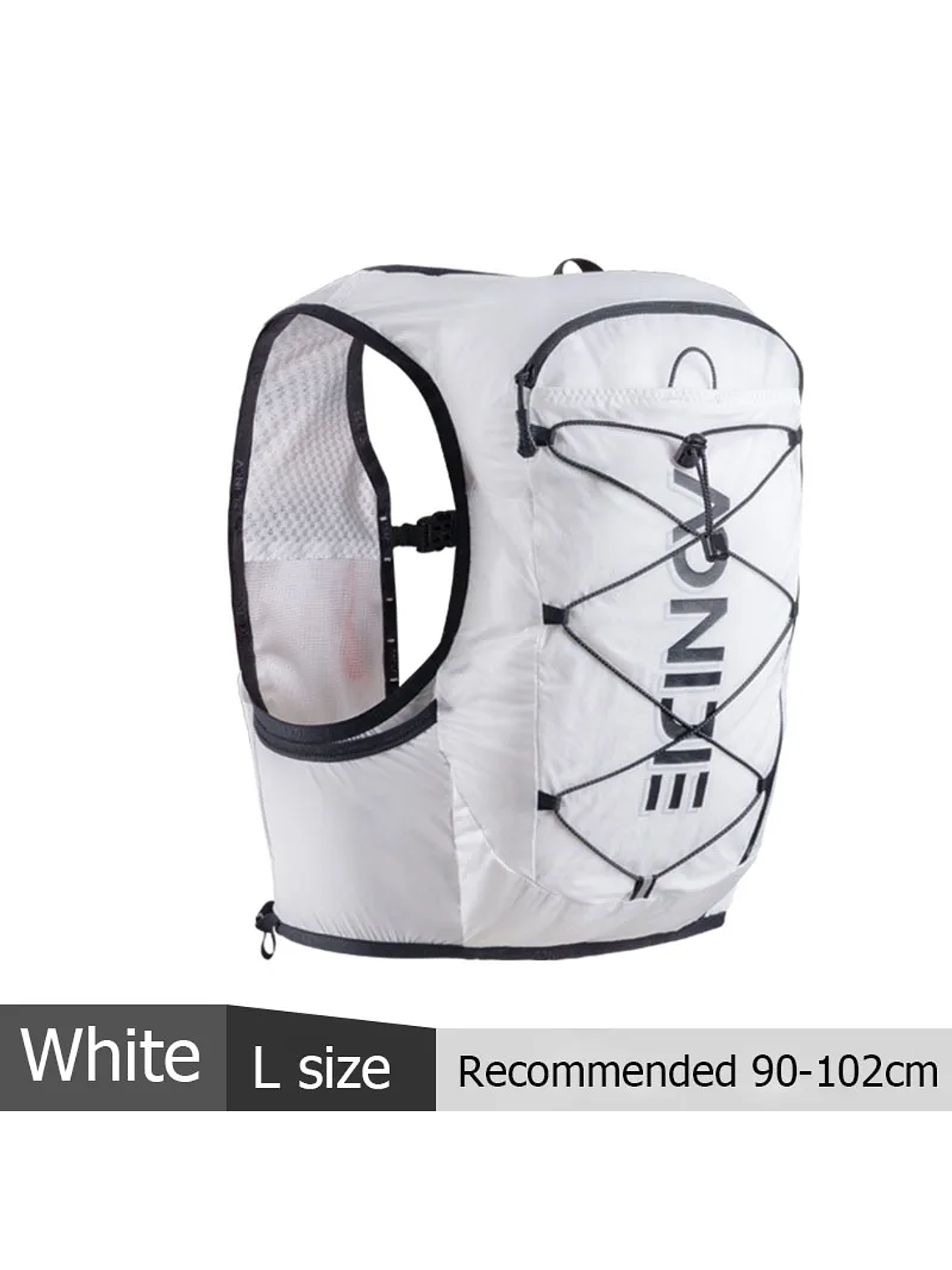 Chaleco Hidratación Aonijie 12 L White 3