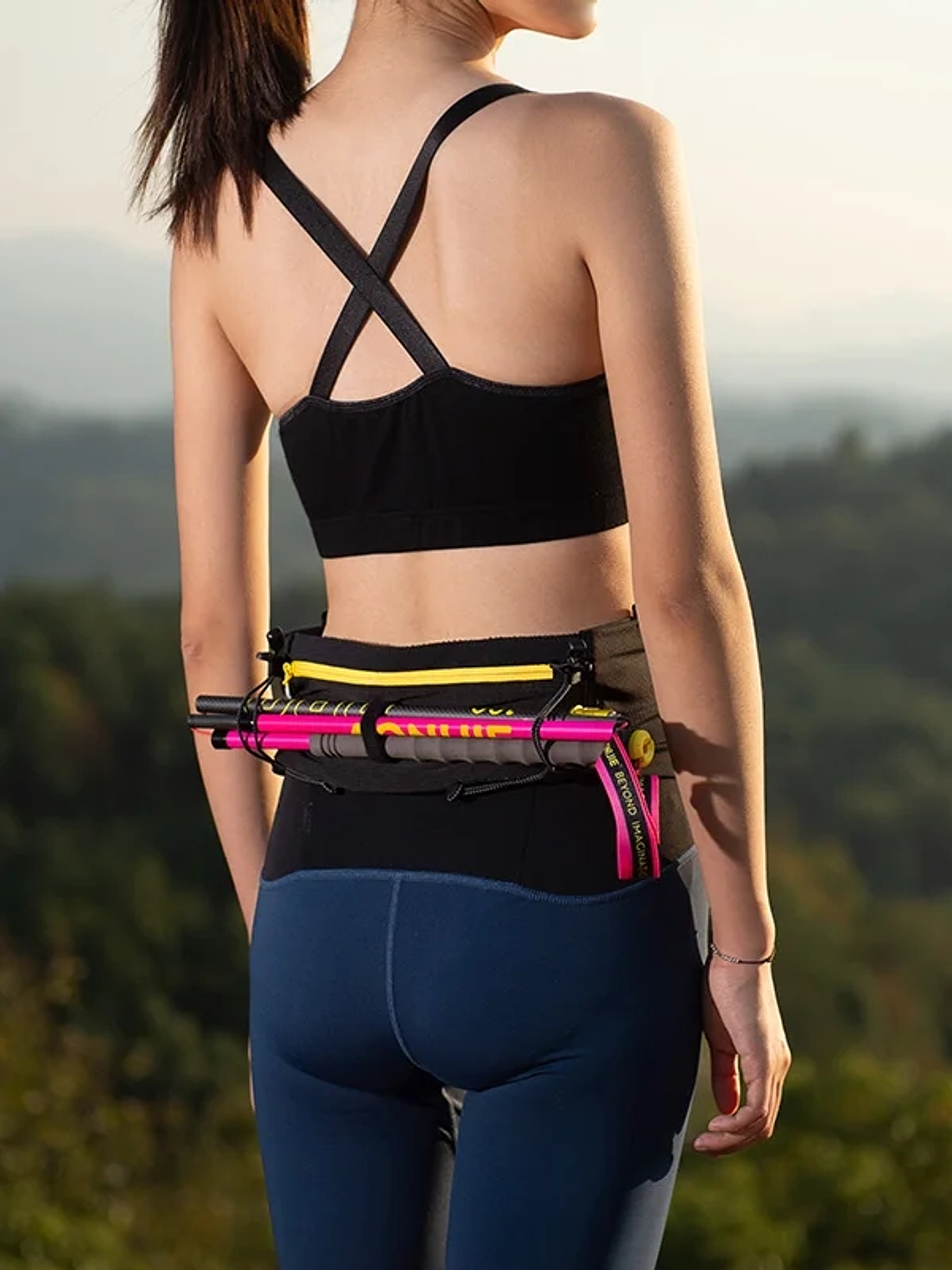 Riñonera Aonijie Cierre Lateral Black 5