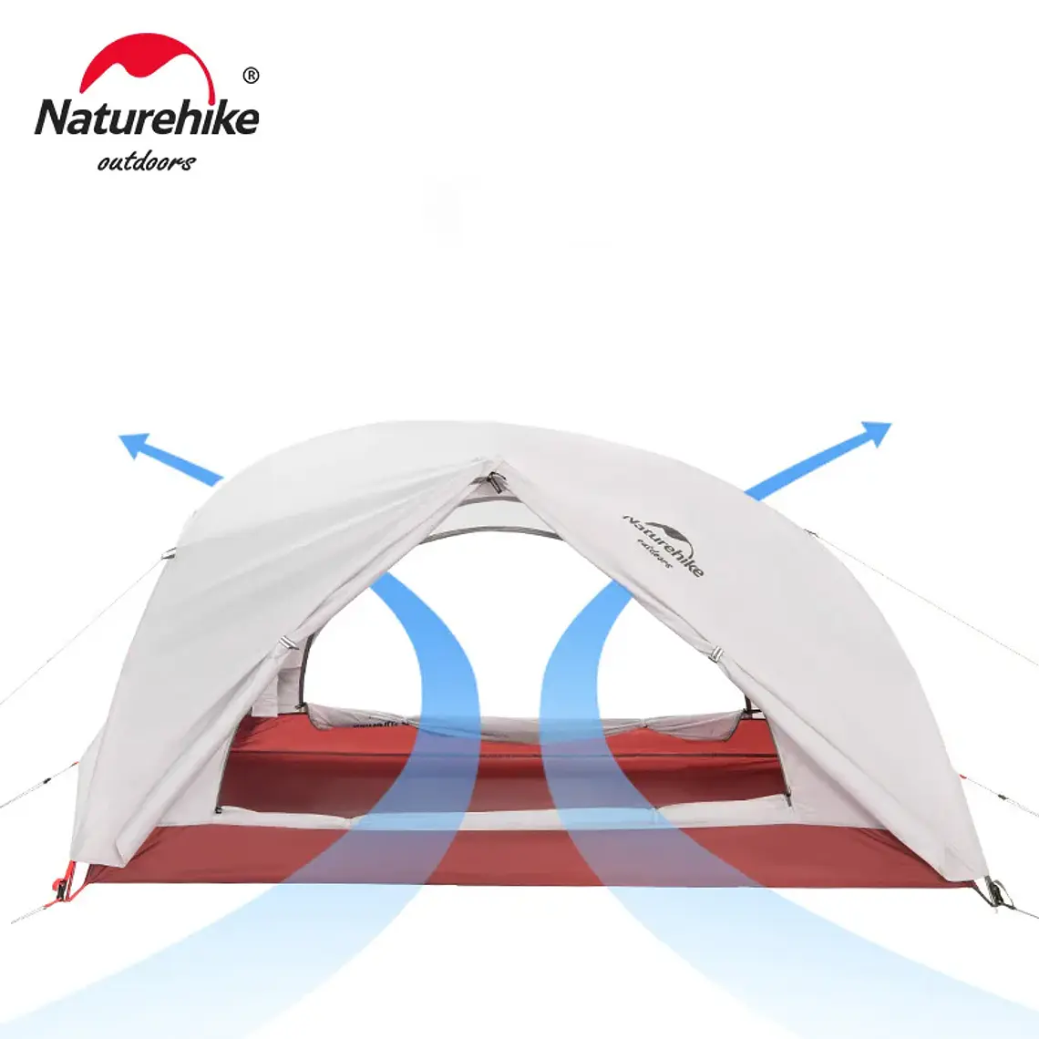 Carpa Star River 2 Personas | 3 Estaciones Impermeable 3000 mm- Naturehike 4