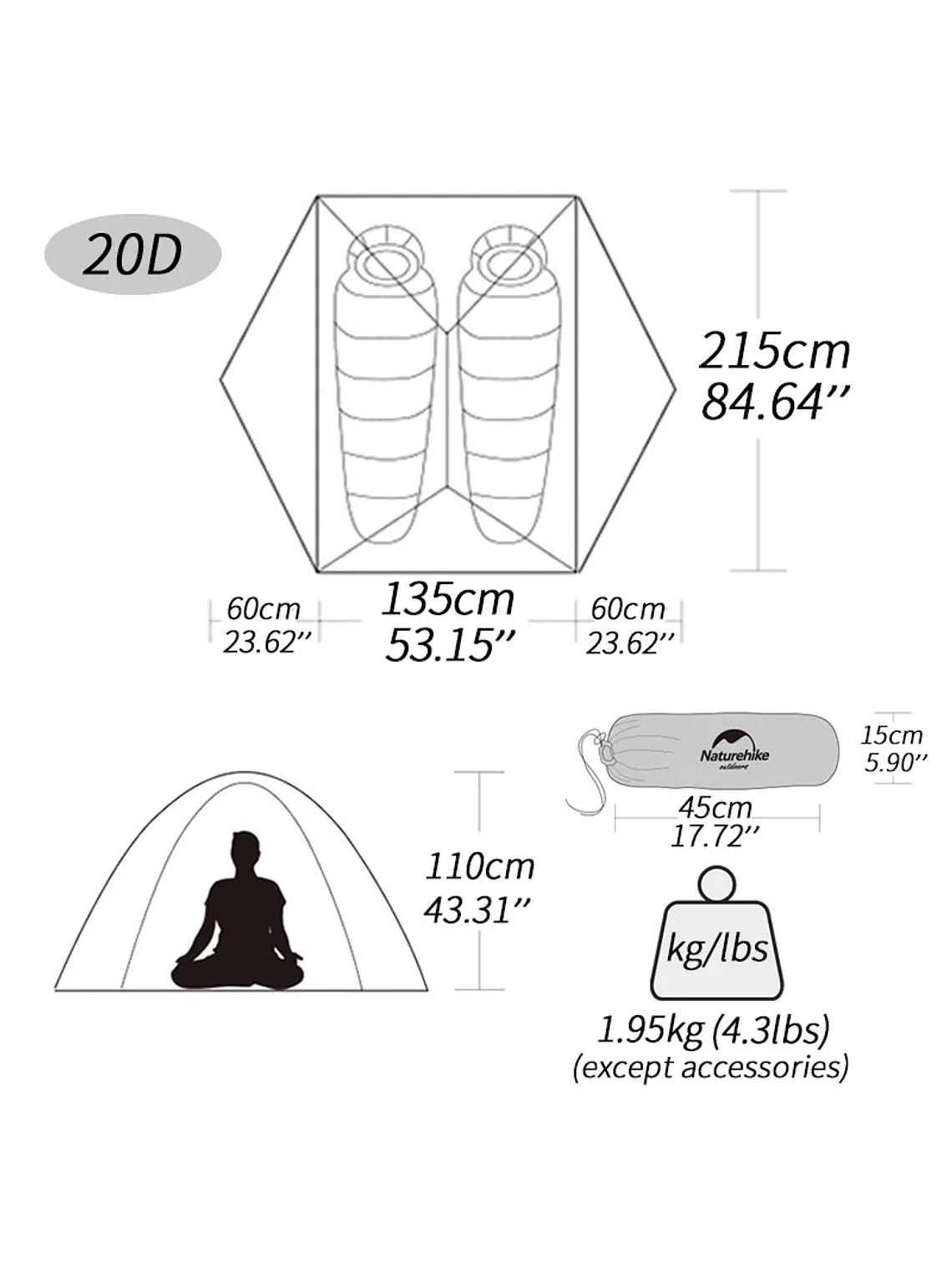 Carpa Star River 2 20D/210T 11