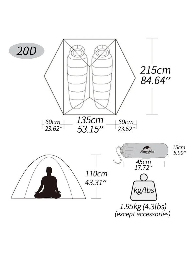 Carpa Star River 2 20D/210T 11
