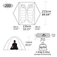 Carpa Star River 2 Personas | 3 Estaciones Impermeable 3000 mm- Naturehike - Miniatura 11