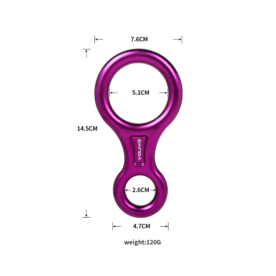 Descendedor / Asegurador Ocho Xinda 35 KN 2