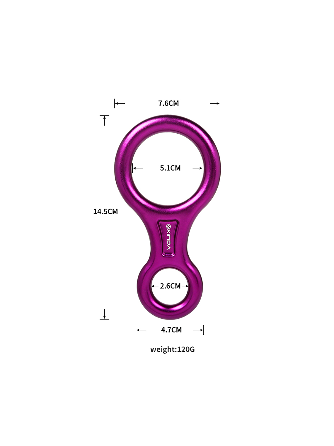 Descendedor / Asegurador Ocho Xinda 35 KN 2