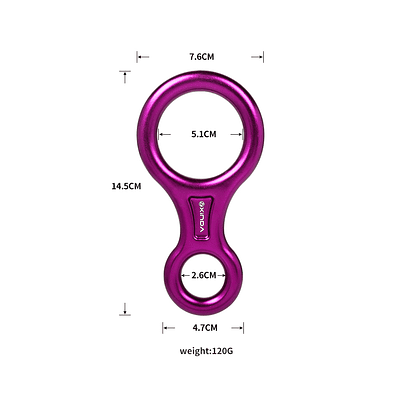 Descendedor / Asegurador Ocho Xinda 35 KN