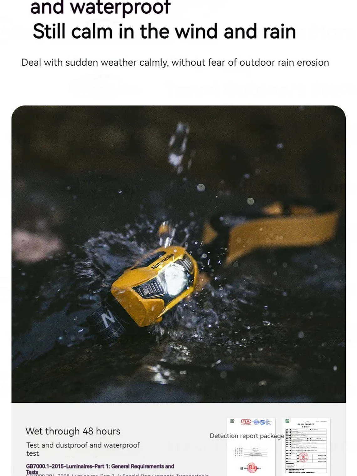 Linterna Frontal Naturehike Ultralight  5