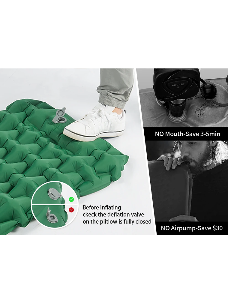 Colchoneta Inflable Naturehike Pressed 2