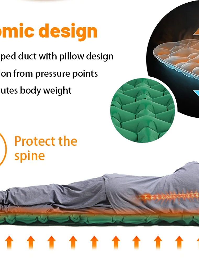 Colchoneta Inflable Naturehike Pressed 5