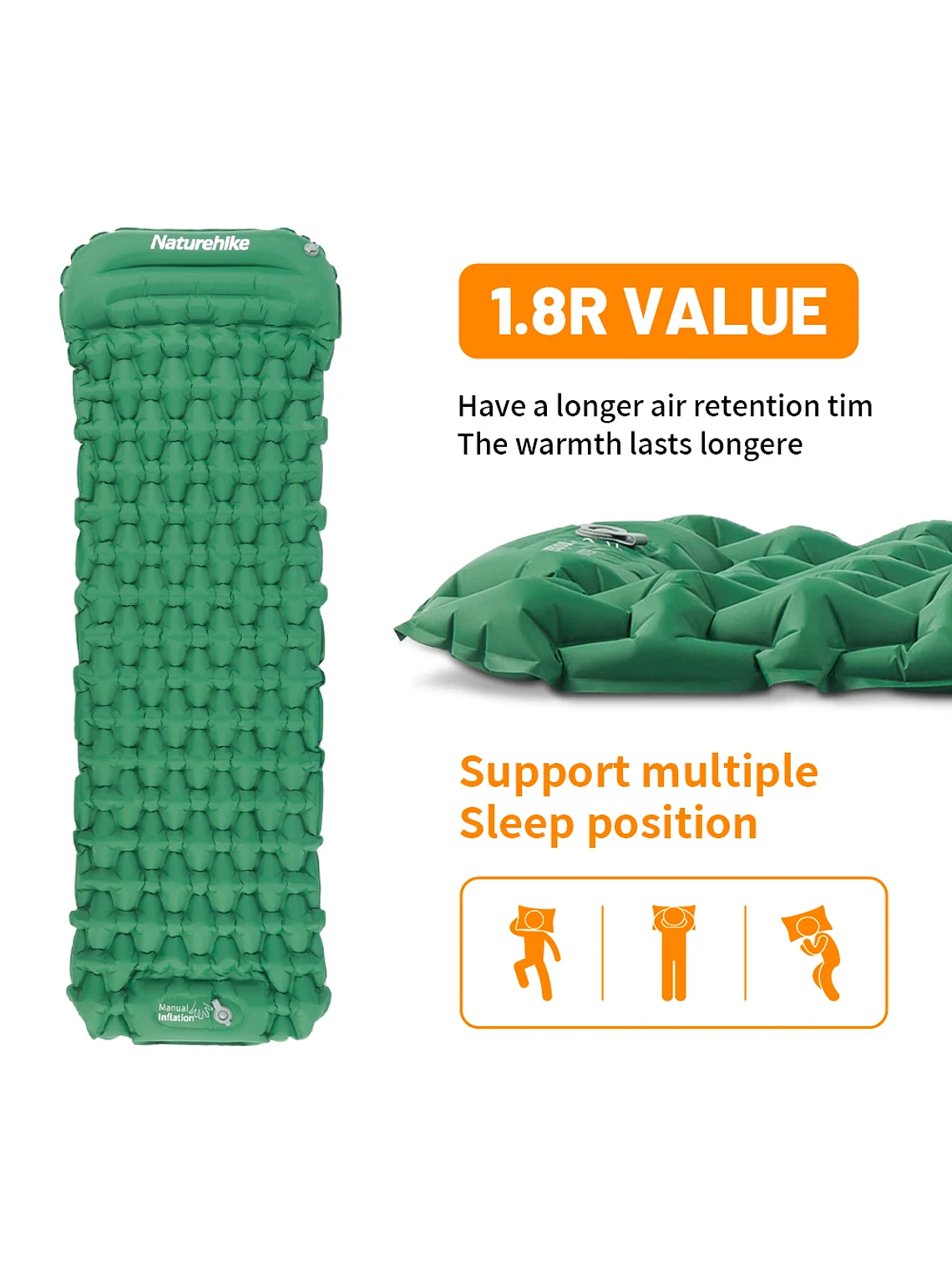 Colchoneta Inflable Naturehike Pressed 3