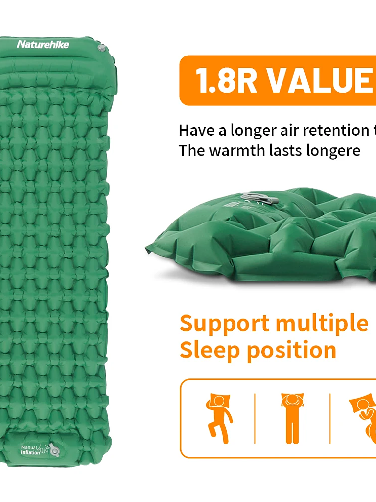 Colchoneta Inflable Naturehike Pressed 3